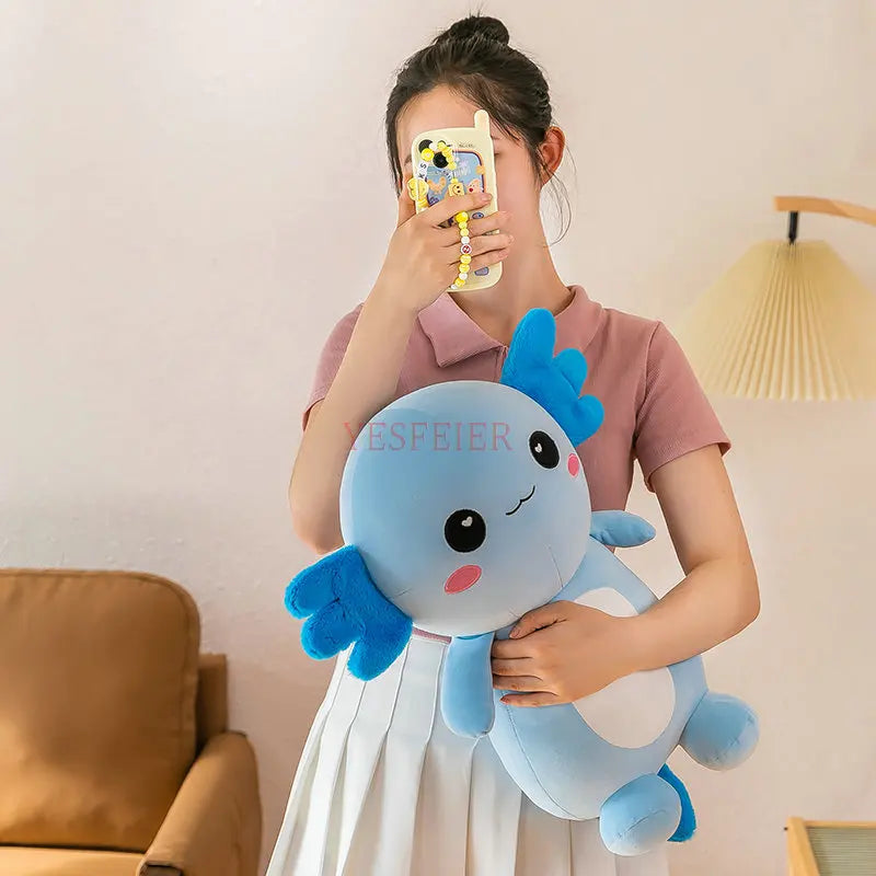 Cute Axolotl Plush Cartoon Animal Toy