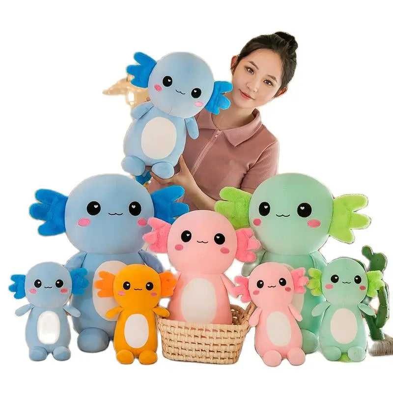 Cute Axolotl Plush Cartoon Animal Toy