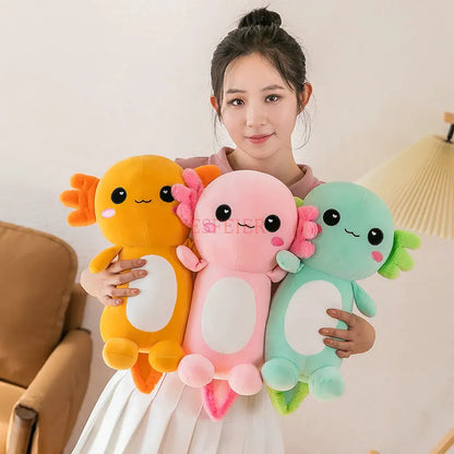 Cute Axolotl Plush Cartoon Animal Toy